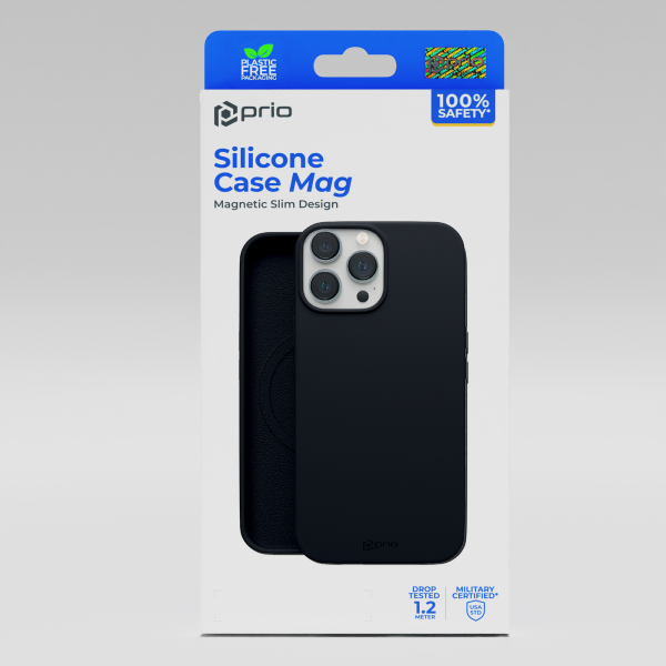 prio flydende silikonecover MAG til Samsung S26 sort