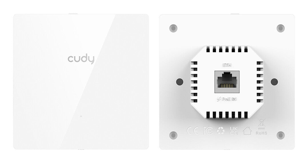 Cudy AP3000E Wall 2402 Mbit/s Hvid Strøm over Ethernet (PoE)