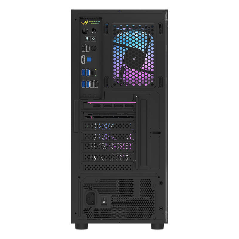 Darkflash A290 computercase (sort) + 3 fans