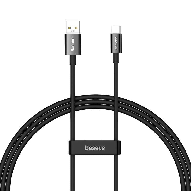 Baseus Superior-serien Kabel USB til USB-C, 65W, PD, 1m (sort)