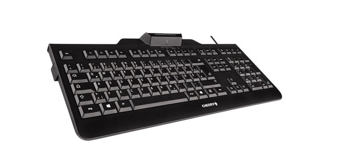CHERRY KC 1000 SC tastatur Kontor USB Nordisk Sort