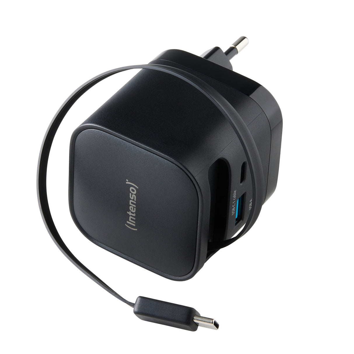 Intenso 7806520 strømadapter og vekselret Indendørs 65 W Sort