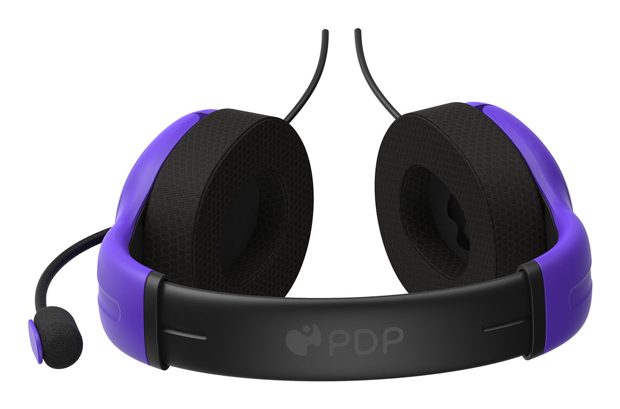PDP Nebula Ultra Violet AIRLITE Headset Ledningsført Spil Sort, Violet