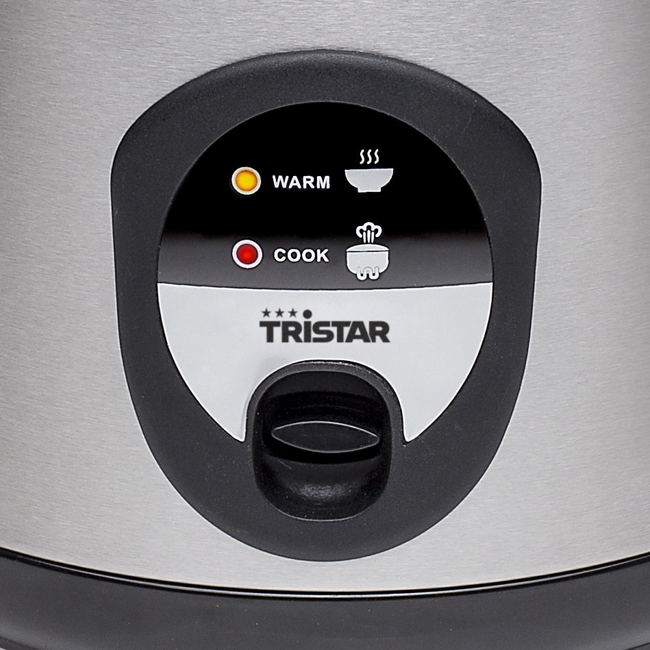 Tristar RK-6129 riskoger 2,2 L 900 W Sort, Rustfrit stål