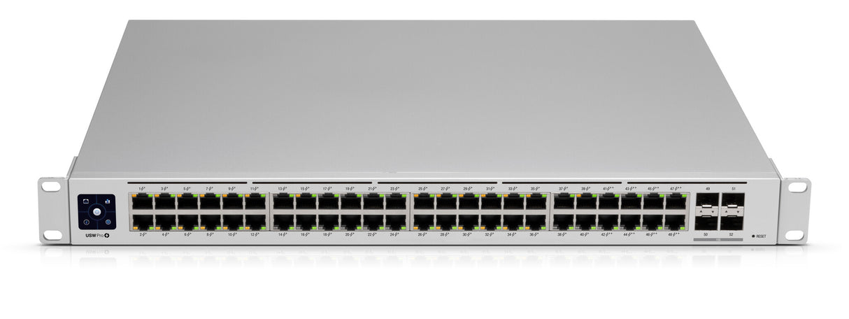 Ubiquiti UniFi Pro 48-Port PoE Administreret L2/L3 Gigabit Ethernet (10/100/1000) Strøm over Ethernet (PoE) 1U Sølv
