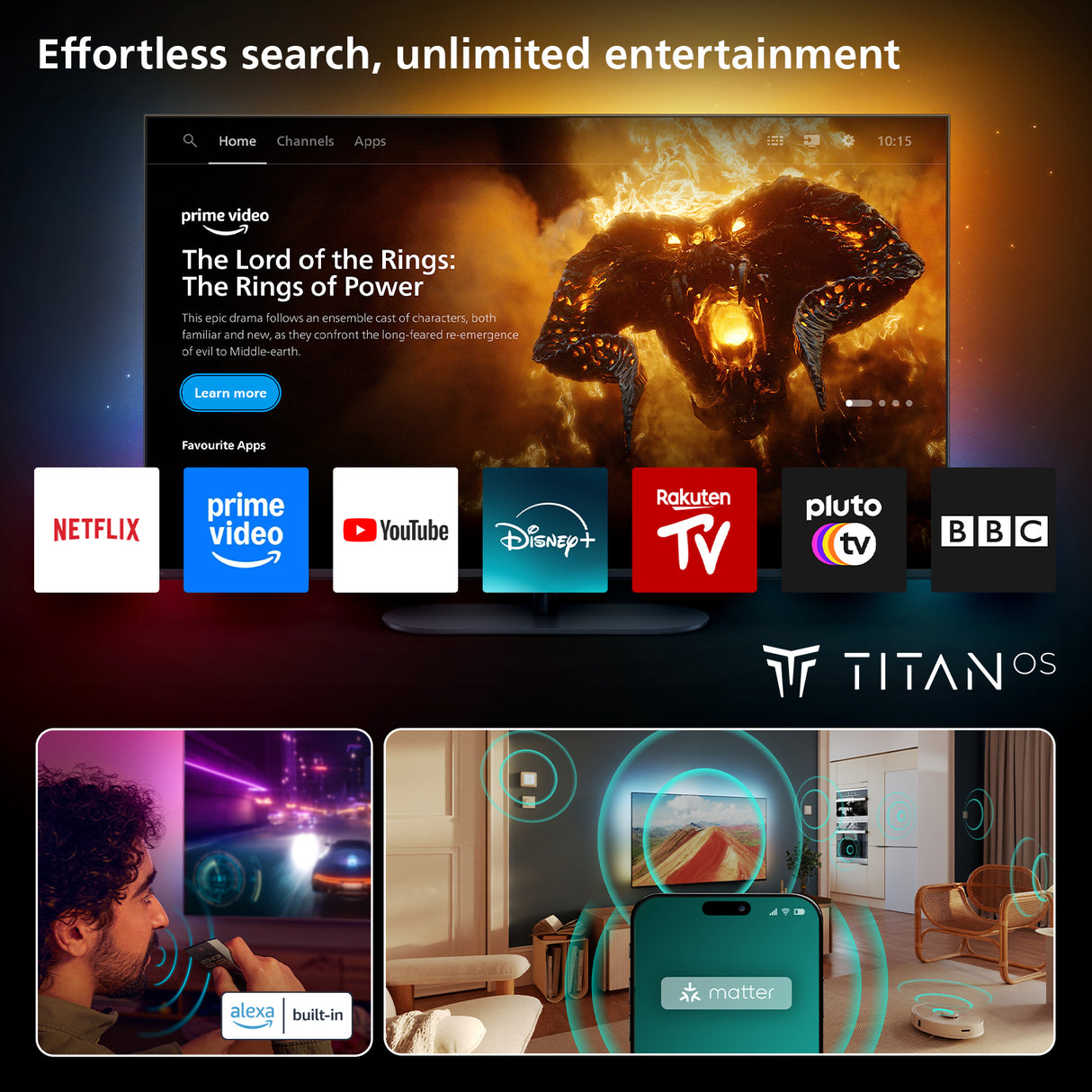 Philips 75MLED910 QD-Mini LED 4K Ambilight TV