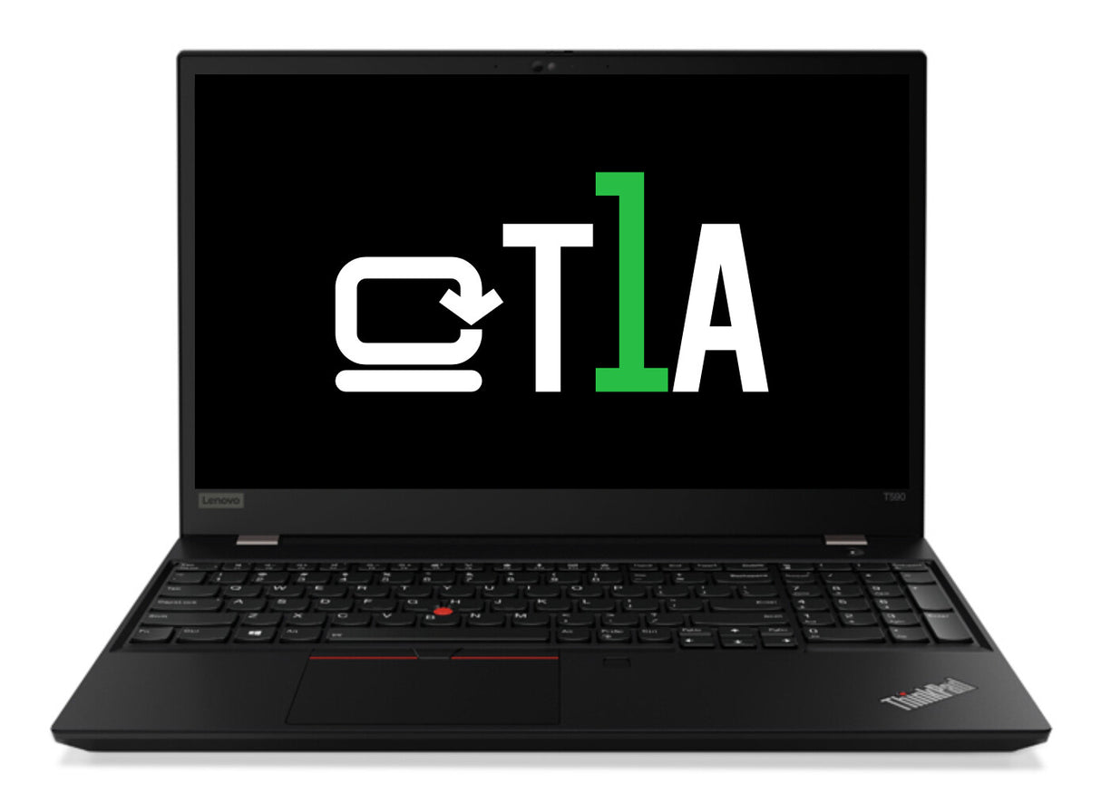 T1A Lenovo ThinkPad T590 Refurbished Intel® Core™ i5 i5-8365U Laptop 39,6 cm (15.6") Fuld HD 8 GB DDR4-SDRAM 256 GB SSD Windows 11 Sort