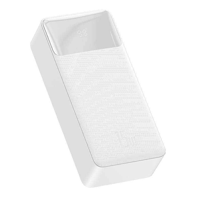Powerbank Baseus Bipow 30000mAh, 15W (hvid)