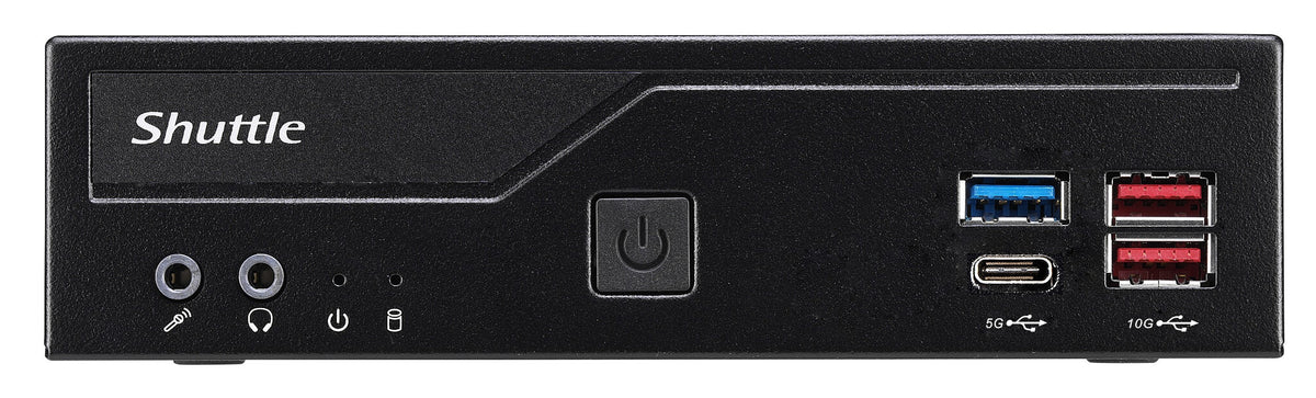 Shuttle XPC slim DH770 Mini PC Barebones Sort