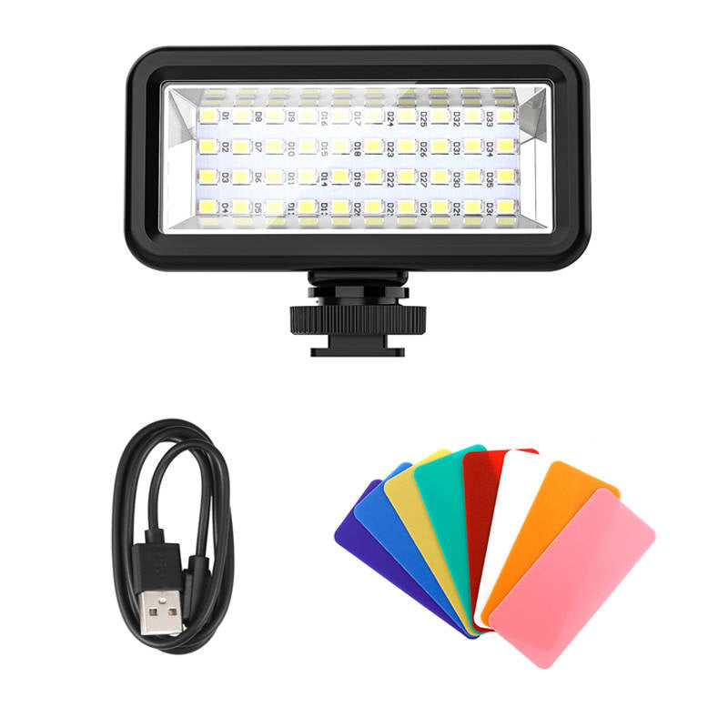 Dykningsvandtæt lys Puluz LED 40m (sort)