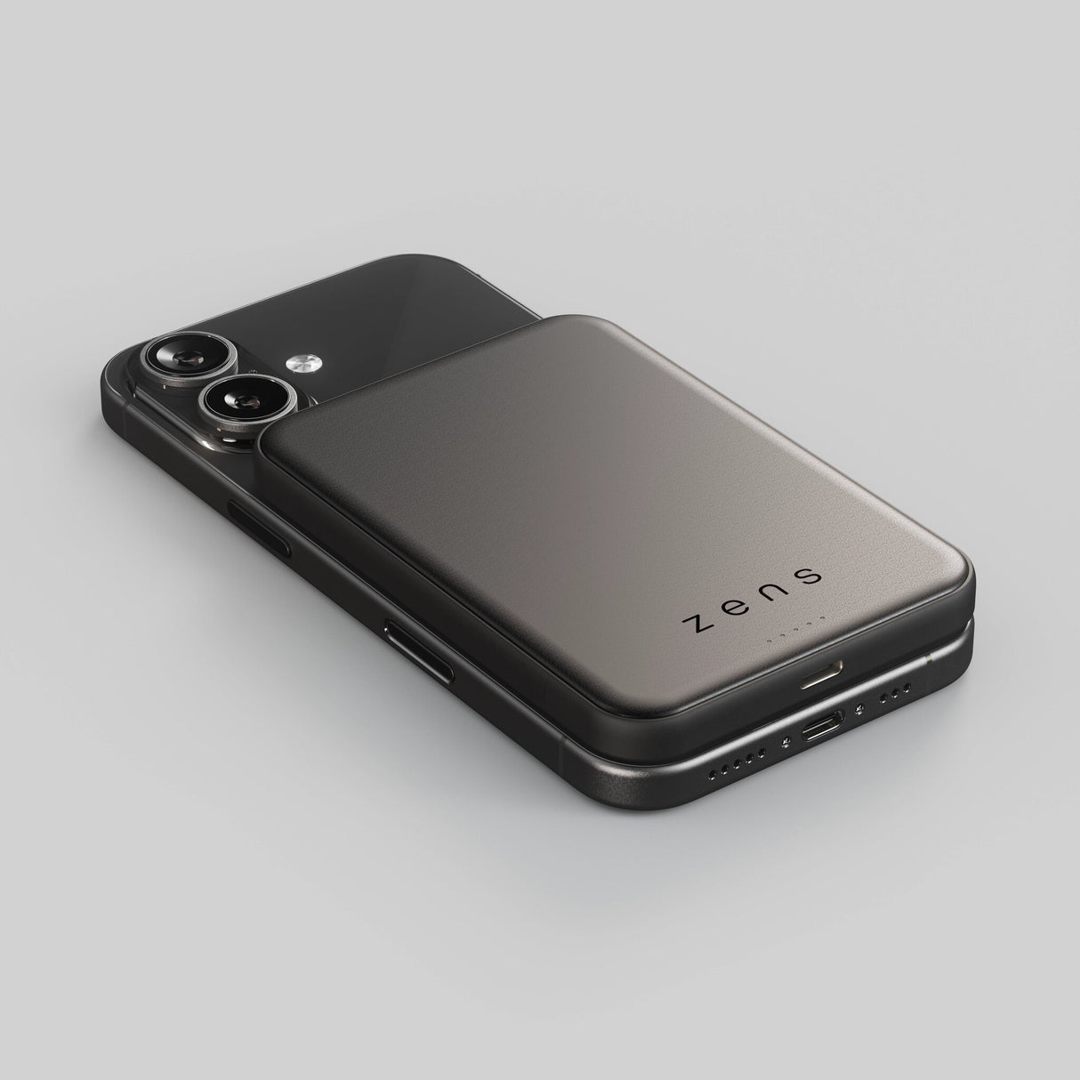 ZENS ZEPP06B/00 powerbank 5000 mAh Trådløs opladning Sort