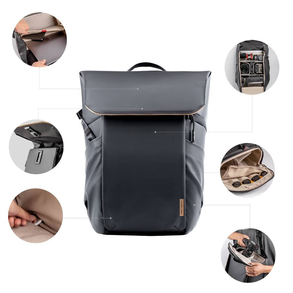Rygsæk PGYTECH OneGo Air 25L (obsydian sort)