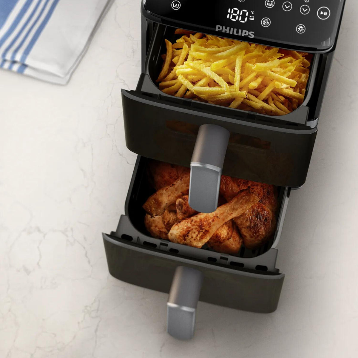 Philips NA461/00 stacked dual basket airfryer