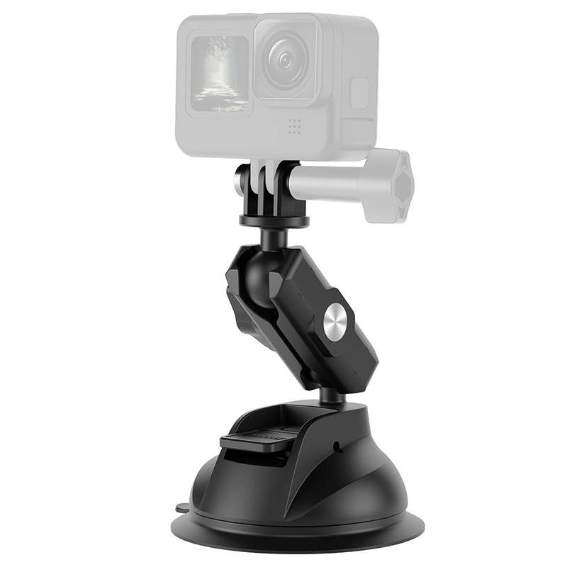 TELESIN Universal Suction Cup Holder med telefonholder og action kamera montering TE-SUC-012
