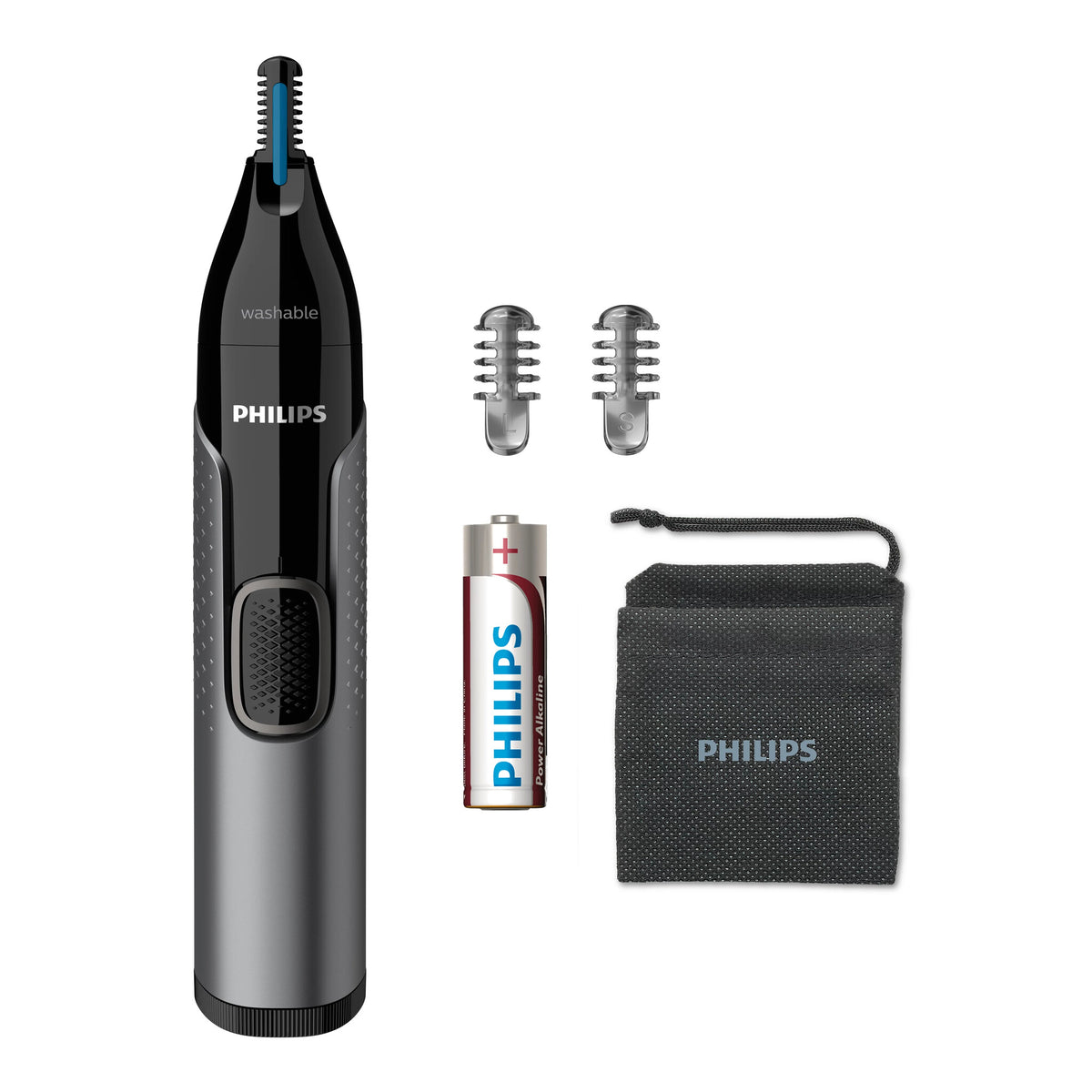 Philips vandtæt næse- og øretrimmer serie 3000 NT3650/16 sort EU