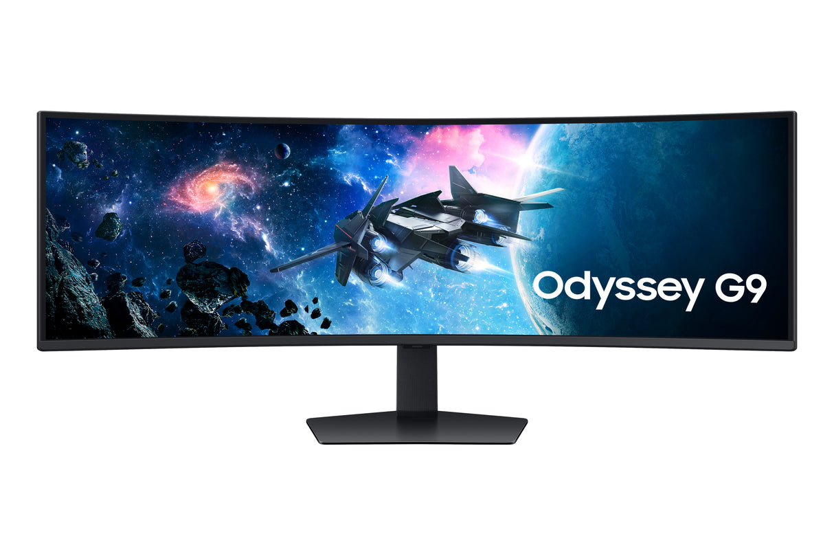 Samsung G95C computerskærm 124,5 cm (49") 5120 x 1440 pixel Dual QHD LED Sort