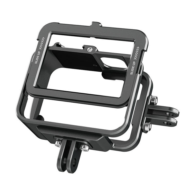 TELESIN Aluminium bur til GoPro Hero 12/11/10/9 + vertikal adapter