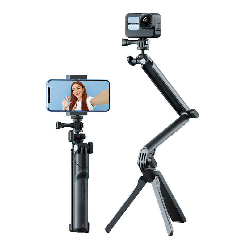 TELESIN 3-Way selfie-stick-stativ til sportskameraer