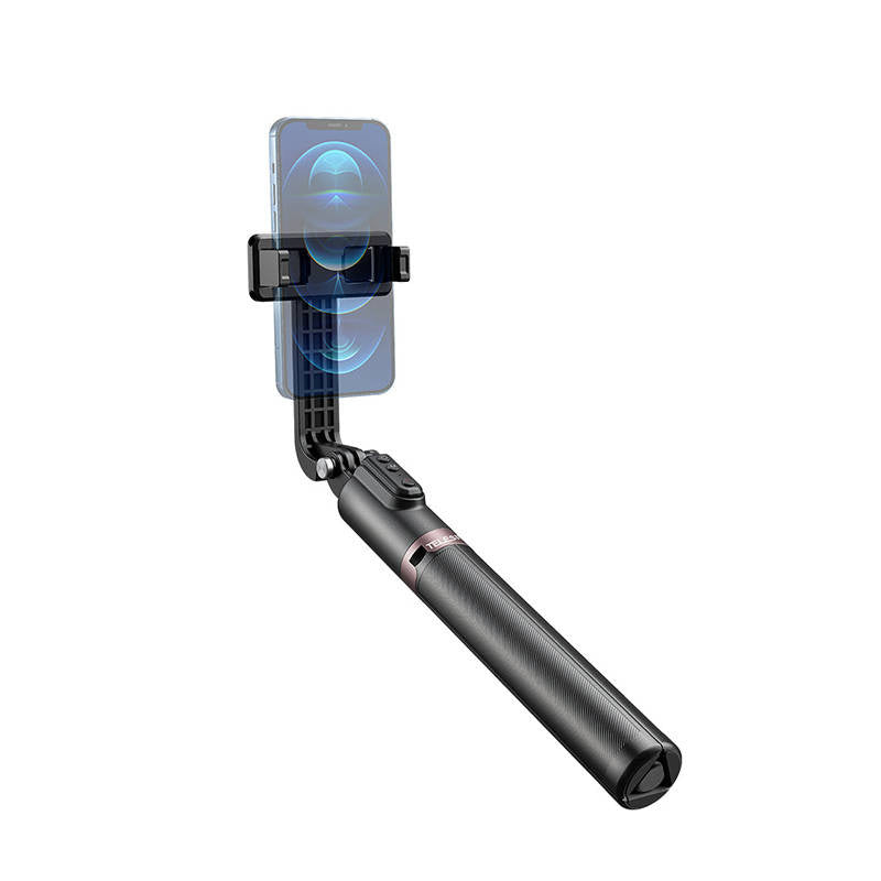 Selfie-stick TELESIN med stativ og fjernbetjening til GoPro / telefoner (130 cm)
