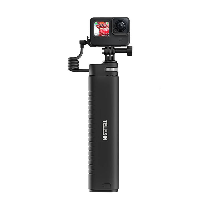 TELESIN Power grip selfie stick (med power bank) TE-CSS-001