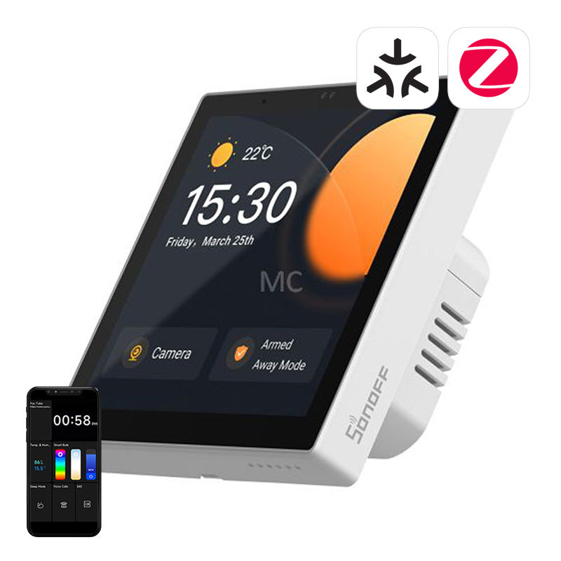 Smart Control Panel Matter WiFi/Bluetooth/ZigBee Sonoff NSPanel Pro (hvid)