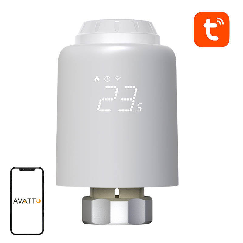 Smart termostat radiatorventil Avatto TRV07 WiFi TUYA