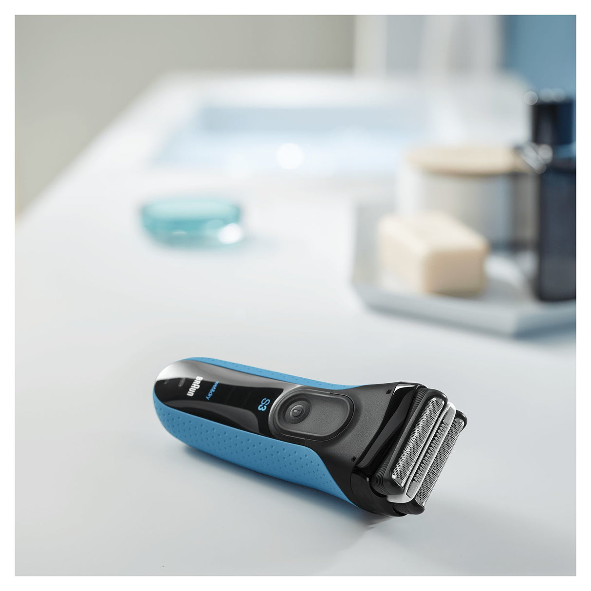 Braun Series 3 3040s Barbermaskine Sort Blå