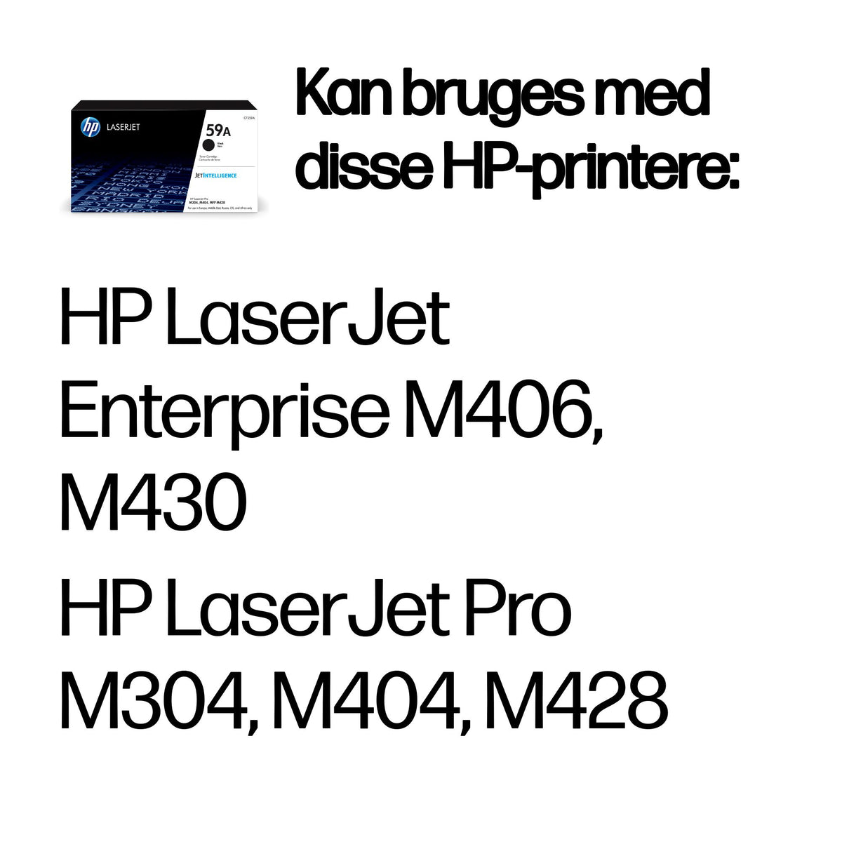 HP 59A Sort 3000 sider Toner CF259A