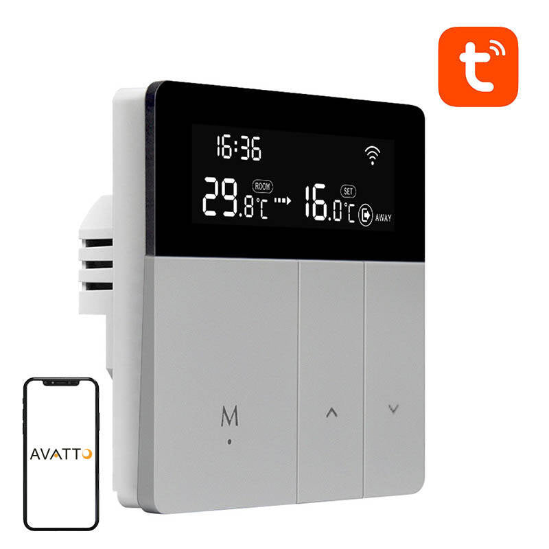 Avatto WT50 smart termostat vandvarmer 3A WiFi TUYA