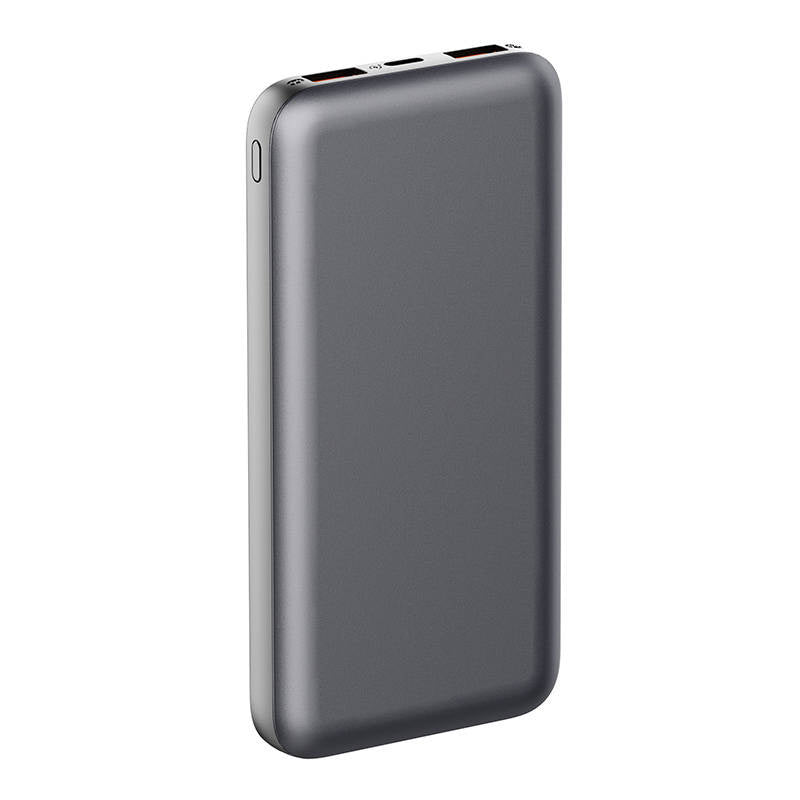 Powerbank LDNIO PQ10, 2xUSB, 22.5W, 10000mah (grå)