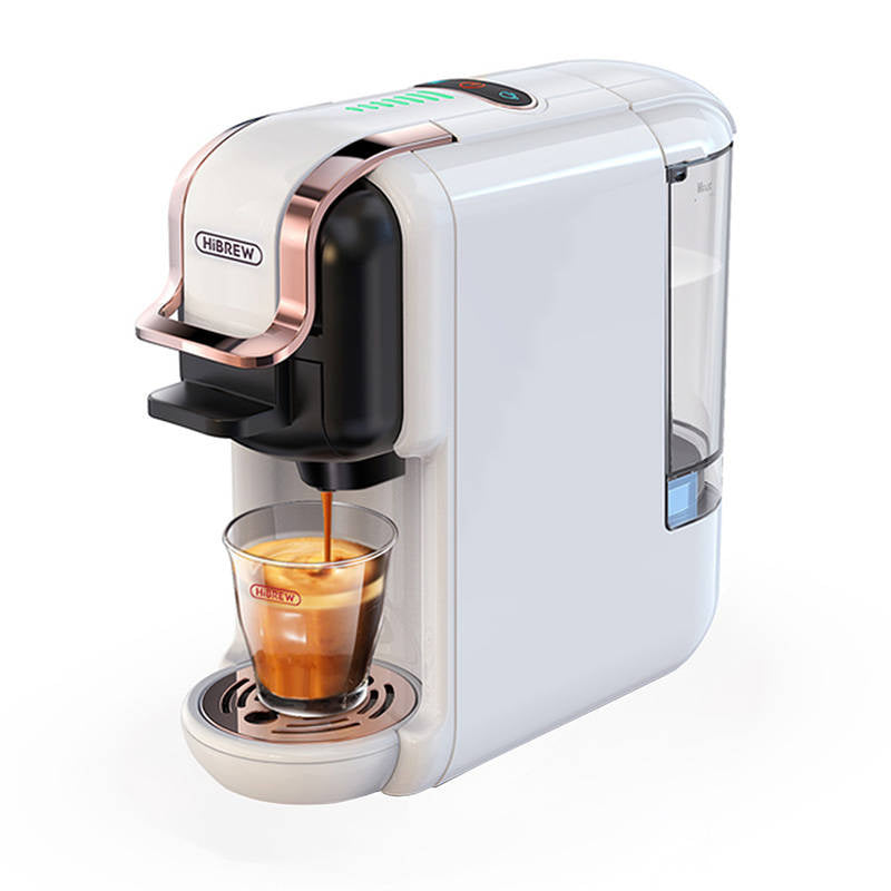 HiBREW H2B 5-i-1-kapselkaffemaskine (hvid)