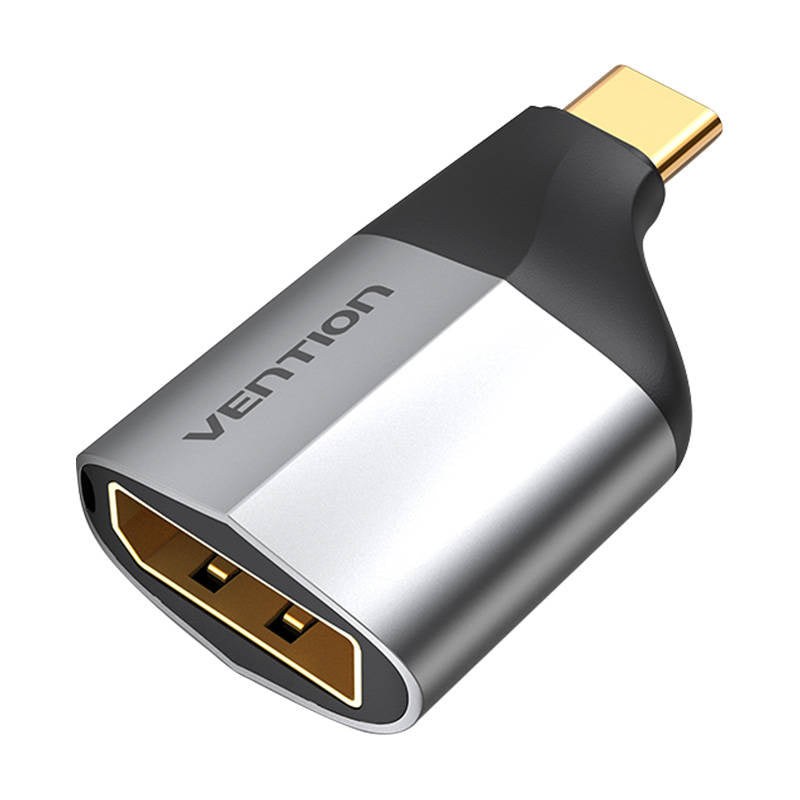 Adapter USB-C mandlig til DisplayPort kvindelig Vention TCCH0 4K 60Hz (sort)