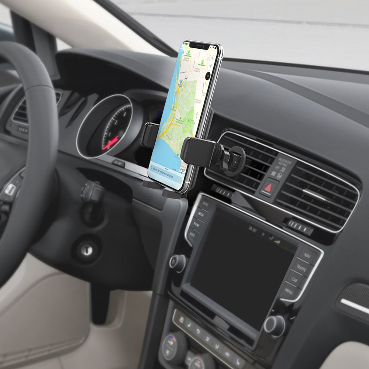 Celly Mount Vent Plus Passiv holder Mobiltelefon/Smartphone Sort
