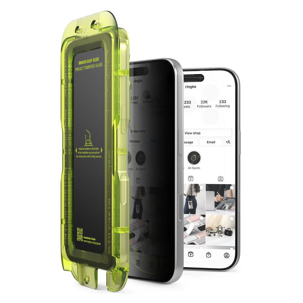 Privacyglas Ringke Easy Slide 2 Pack Iphone 17 Pro Max Privacy
