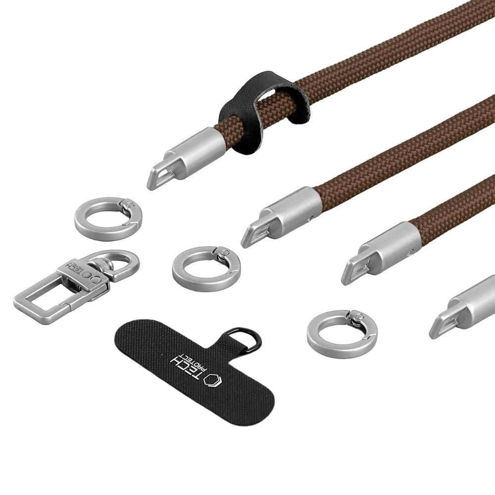 Tech Protect C10 S Rebskuverttaske Og Håndled Valnødbrun/Titanium