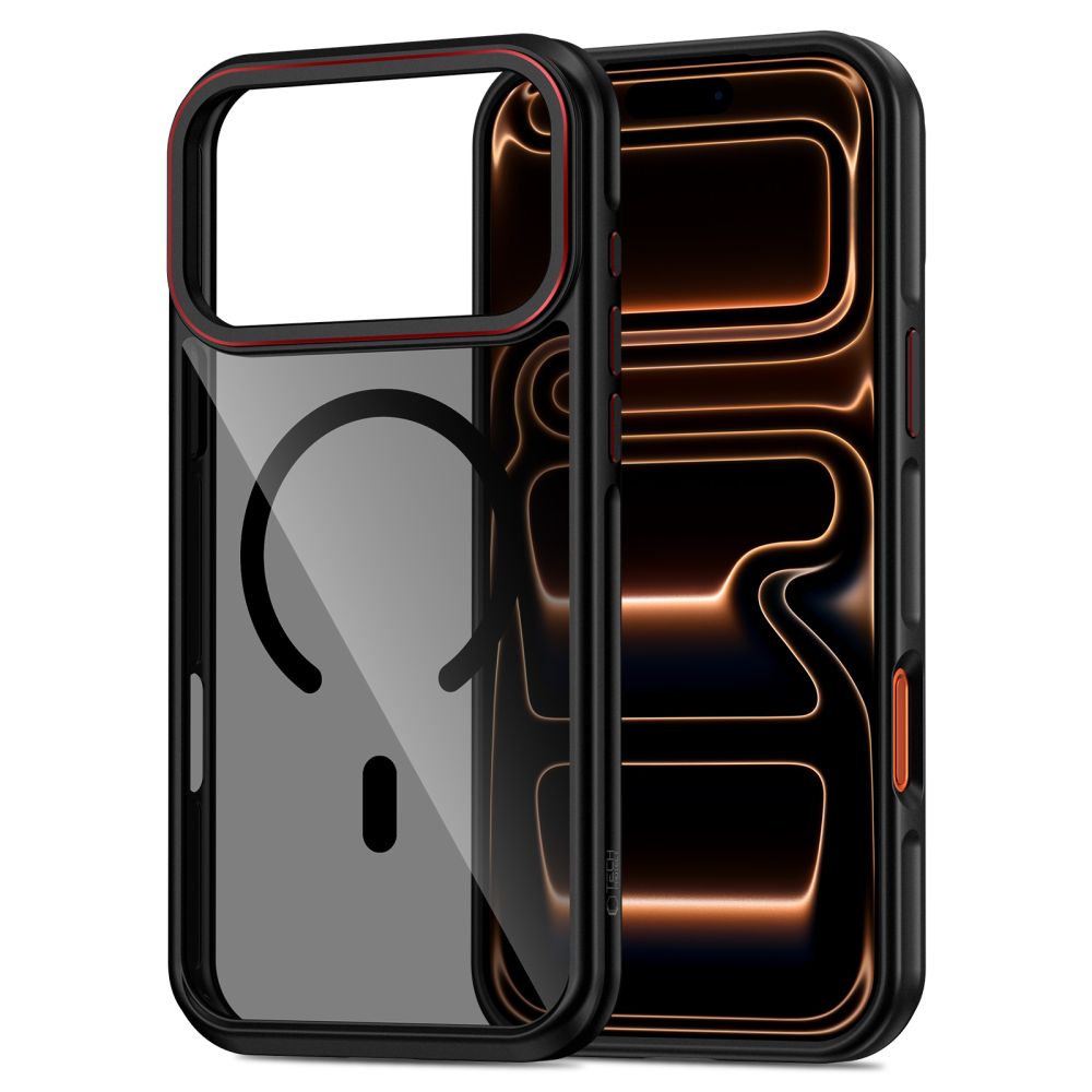 Tech Protect Maghybrid Magsafe Iphone 17 Pro Max Sort/Rød