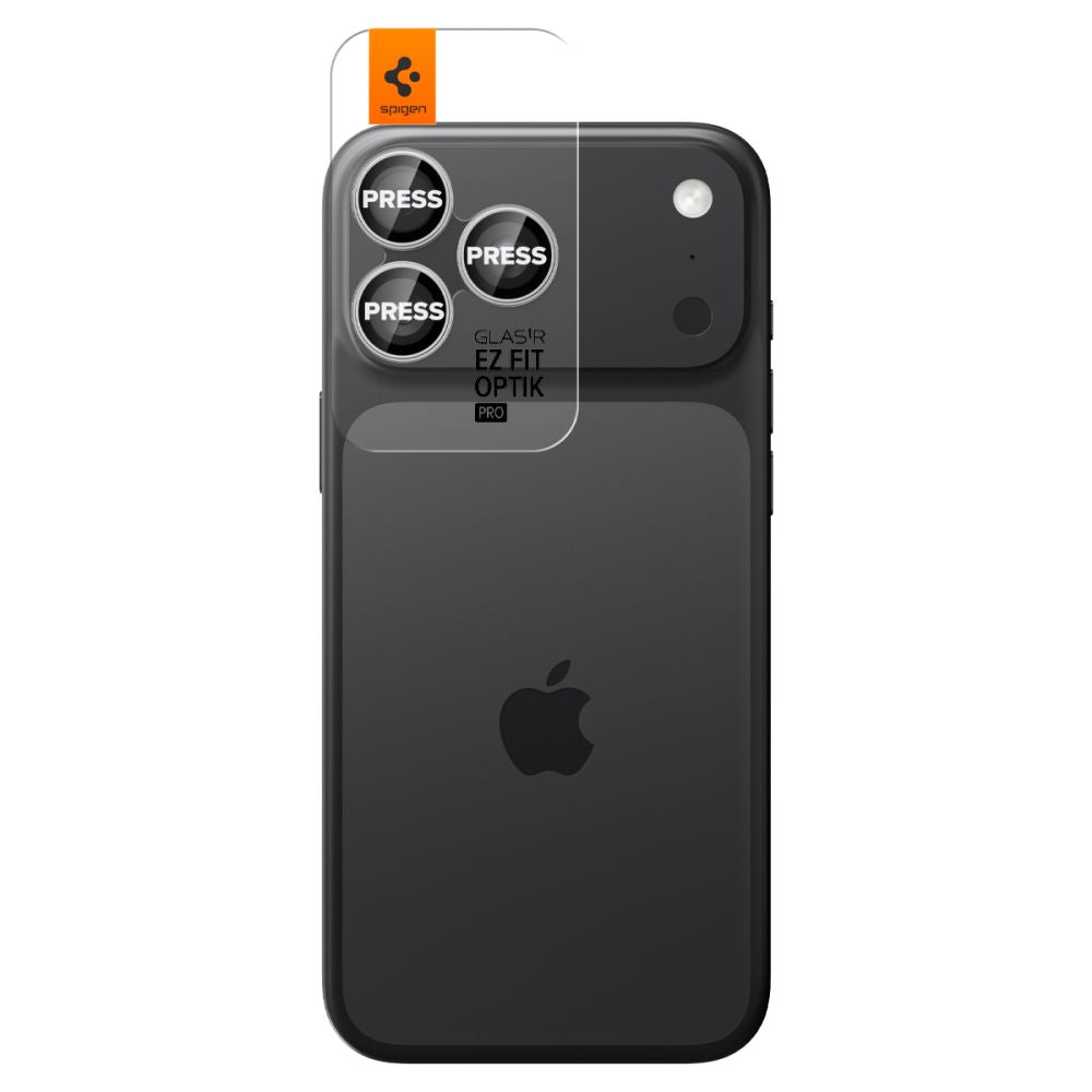 Kamera Beskyttelse Spigen Optik Pro Glas.Tr ”Ez Fit” Camera Protector 2 Pack Iphone 14 Pro / Max / 15 Pro / Max / 16 Pro / Max / 17 Pro / Max Silver