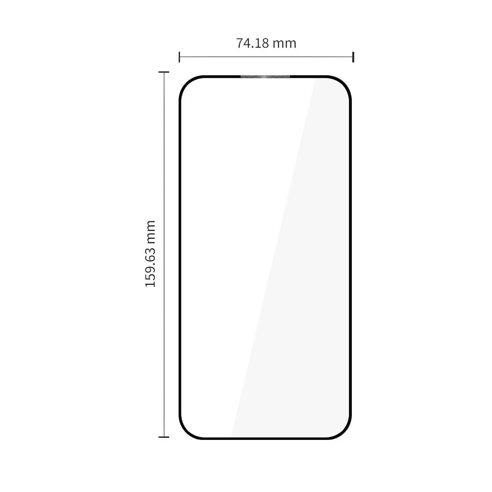 Hærdet Glas Tech Protect Glass Fit+ 2 Pack Oneplus Nord 6 Sort