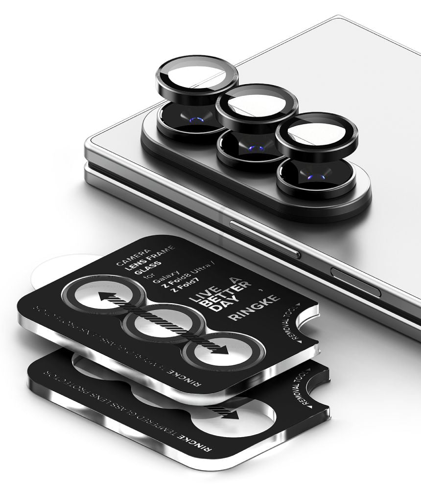 Kamera Beskyttelse Ringke Camera Ramme 2 Pack Galaxy Z Fold 7/8 Ultra Sort