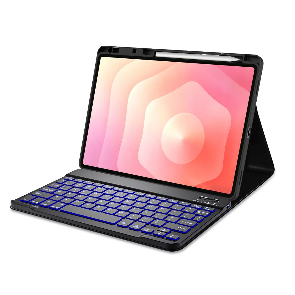 Tech Protect Sc Pen + Tastatur Galaxy Tab S12+ Plus 12.4 X840 / X846 B Sort