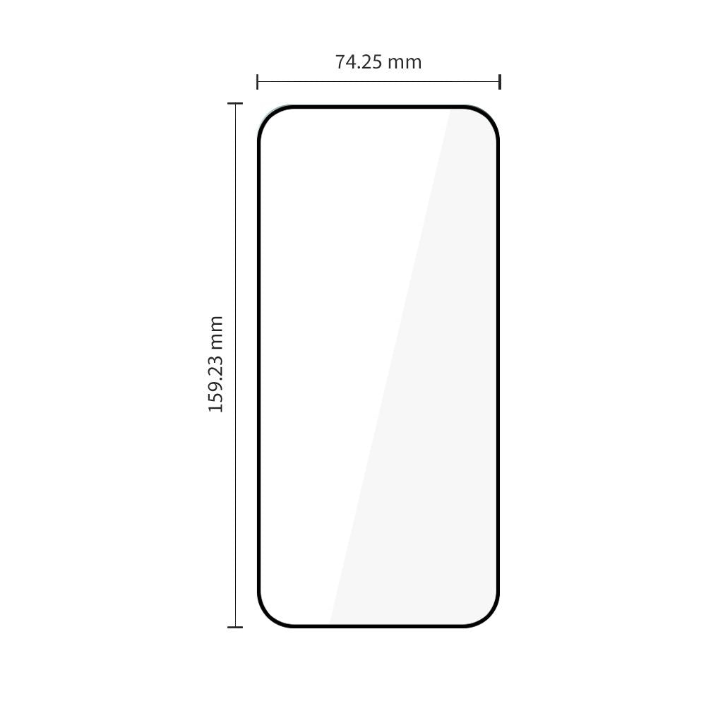 Hærdet Glas Tech Protect Glass Fit+ 2 Pack Xiaomi 17 T Pro Black