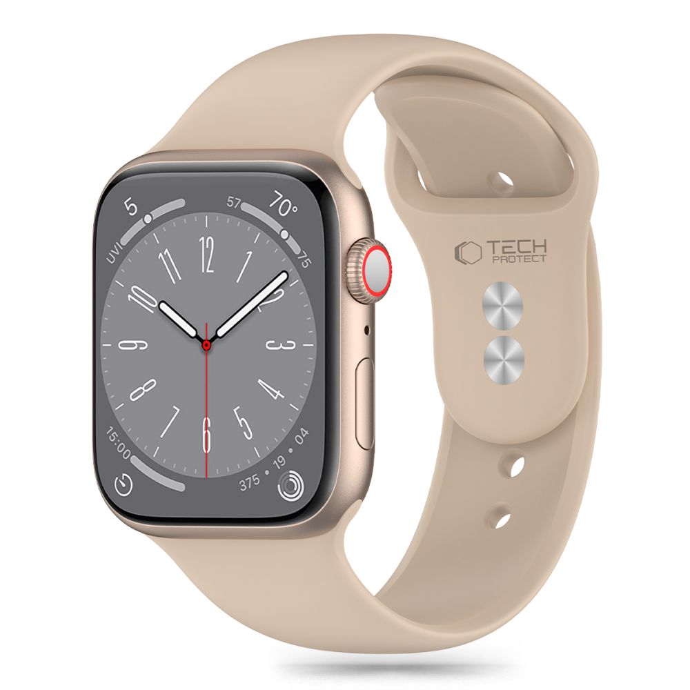Tech Protect Silikone Apple Watch 8 / 9 / 10 / 11 / 12 / Se (40 / 41 / 42 Mm) Valnød
