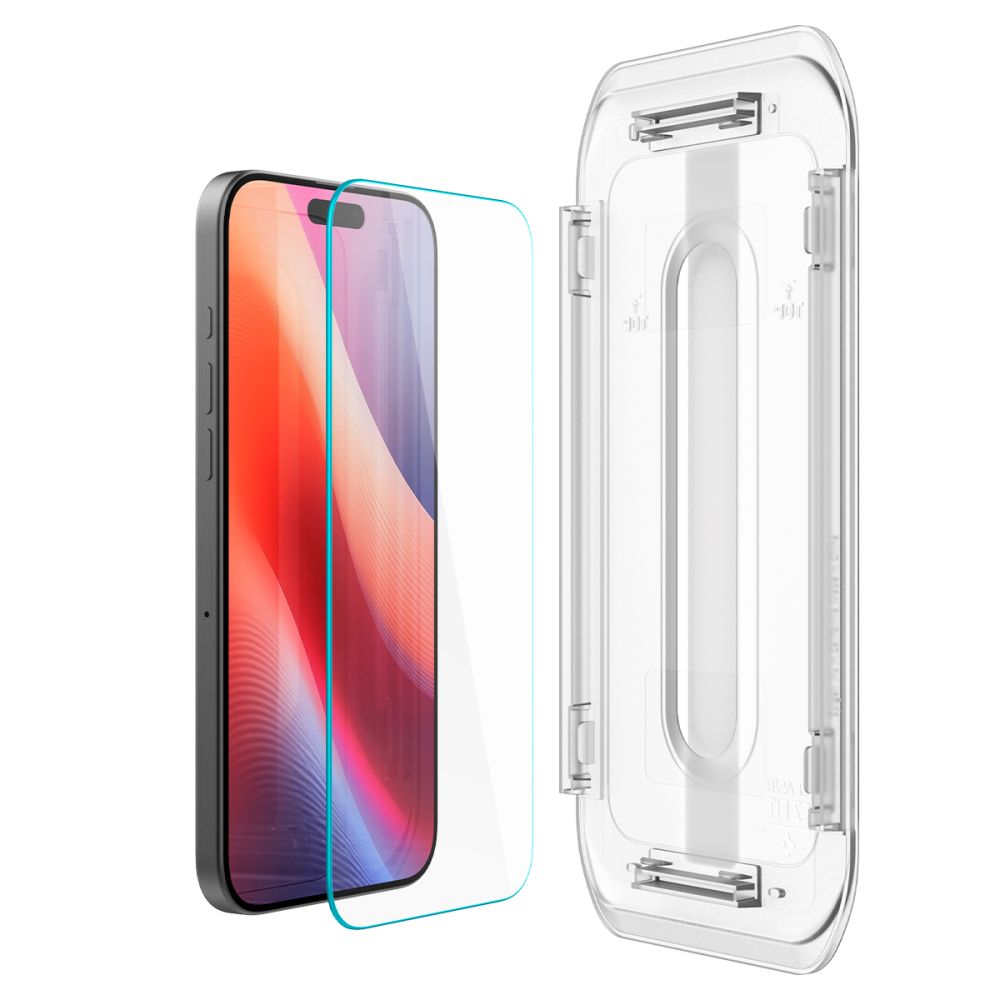 Hærdet Glas Spigen Glas.Tr ”Ez Fit Ac” 2 Pack Iphone 16 Pro / 17 / 17 Pro / 18 Pro Clear