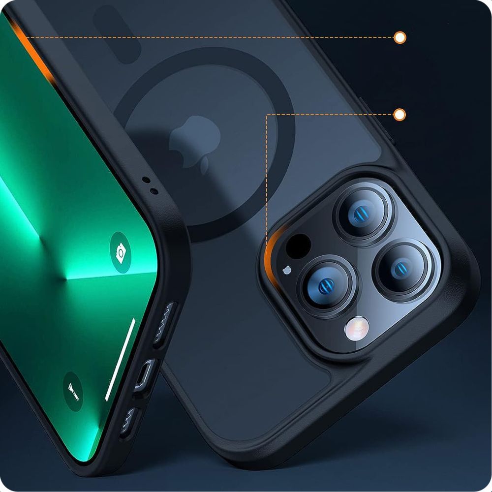 Tech Protect Magmat Magsafe Iphone 15 Pro Mat Titanium