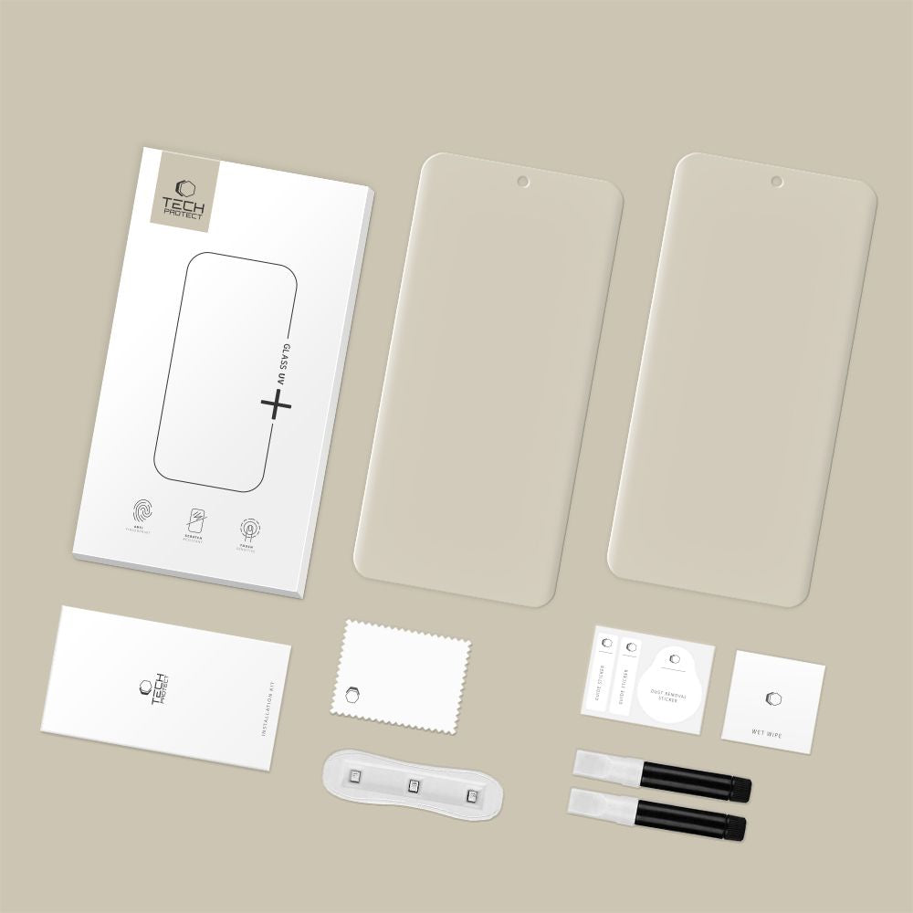 Hærdet Glas Tech Protect Glas Uv+ 2 Pack Xiaomi Poco M8 Pro / Redmi Note 15 Pro+ Plus 5 G Clear