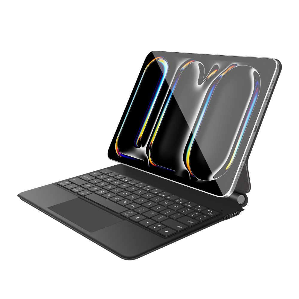 Tech Protect Smartcase Magnetisk + Tastatur Ipad Pro 13” 7/8 2024 2025 Sort