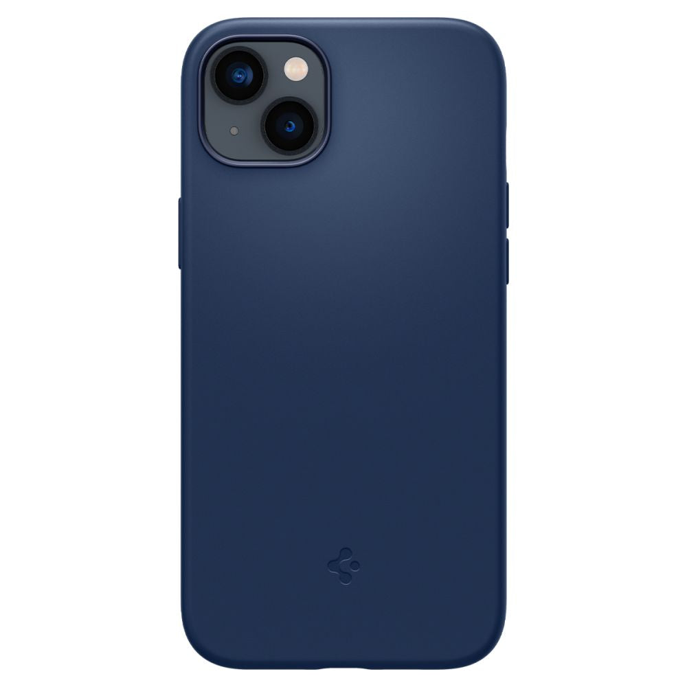 Spigen Silikone Fit Mag Magsafe Iphone 14 Plus / 15 Plus Navy Blå