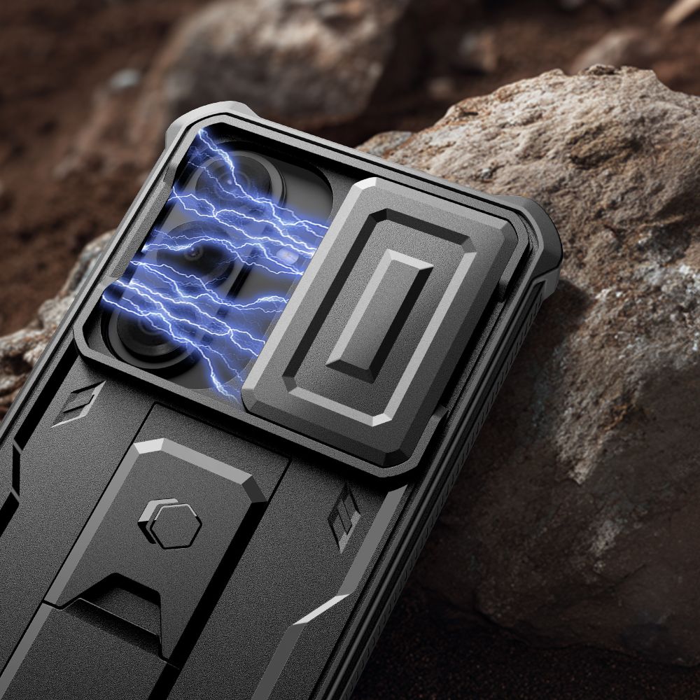 Tech Protect Kevlar Cam+ 2 Sæt Galaxy S26 Sort