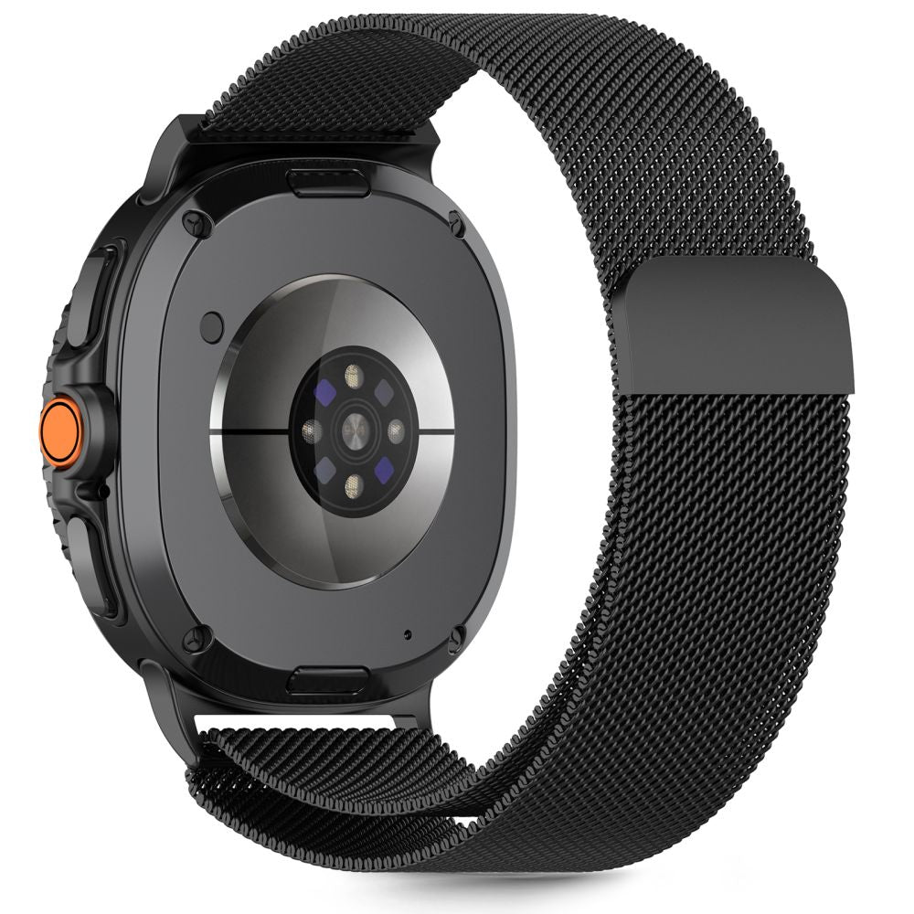 Tech Protect Milaneseband Til Samsung Galaxy Watch 8 / 9 / Classic (40 / 44 / 46 Mm) Sort