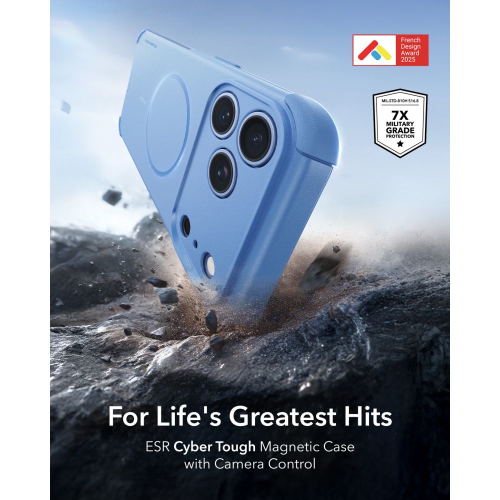 Esr Cyber Tough Magsafe Iphone 17 Pro Max / 18 Pro Max Lyseblad
